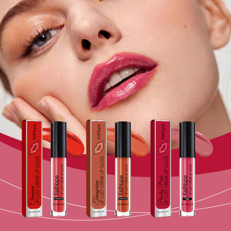 Lip Glaze, Moisturizing And Hydrating, Easy To Color, Not Easy To Stick Cup Long-Lasting Portable Lipstick Glaze - V.I.P Digital Presence