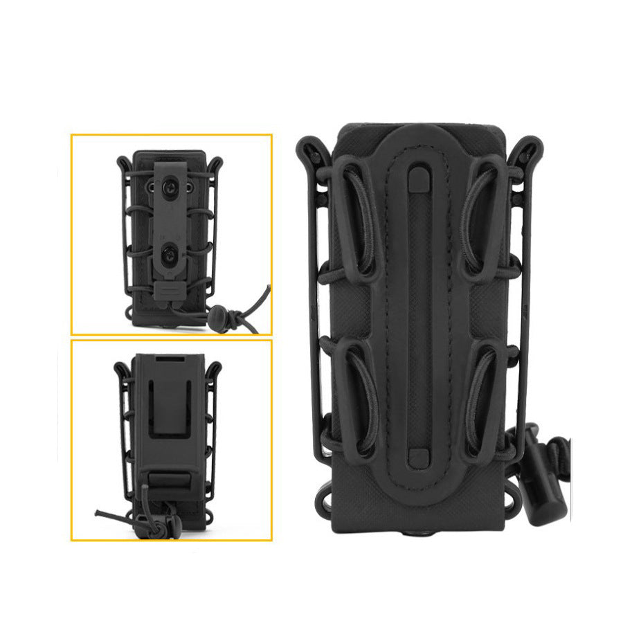 Live CS Tactical Waist Hanging Box 5.56&7.62 Elastic Scorpion Quick Pull Outdoor Multi purpose Kit - V.I.P Digital Presence
