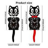 New Hot American Classic Kit Cat Clock: Swing Tail, Creative, Cute Gift, Retro Decor, Hanging Design. - V.I.P Digital Presence