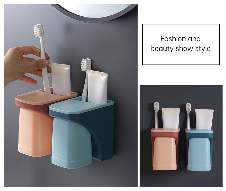 Magnetic Toothbrush Holder Bathroom Accessories magnetic cup holder For Home toiletries storage rack - V.I.P Digital Presence