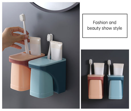 Magnetic Toothbrush Holder Bathroom Accessories magnetic cup holder For Home toiletries storage rack - V.I.P Digital Presence