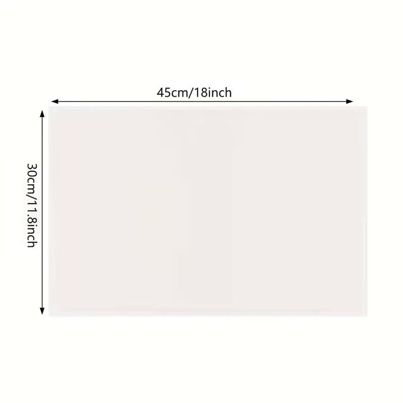 Christmas table mat with white linen starry sky and Santa Claus print - V.I.P Digital Presence