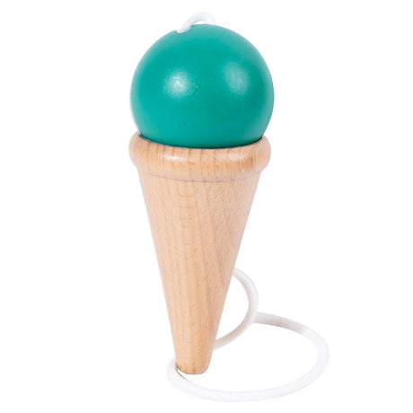 Hand eye coordination traditional toy wooden skill cup sensory integration training throwing and catching ball - V.I.P Digital Presence