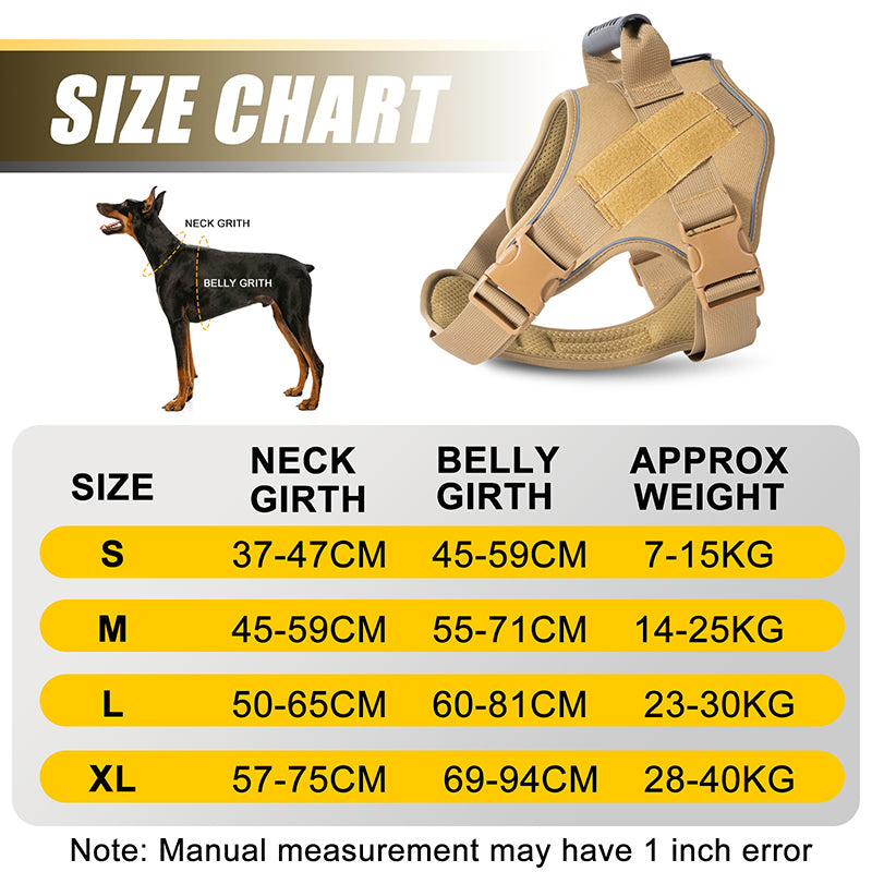 Tactical dog vest: for large dogs (German Shepherd, Golden Retriever) – training, military-style accessories. - V.I.P Digital Presence