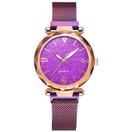Rose Gold Women Watch Top Brand Luxury Magnetic Starry Sky Lady Wrist Watch Mesh Female Clock For Dropship relogio feminino - V.I.P Digital Presence