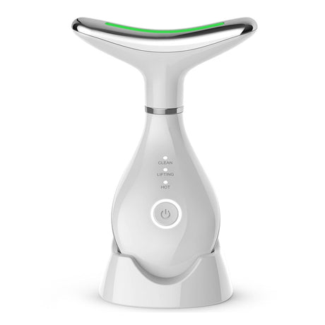 EMS Neck & Face Lifting Machine Skin Tightening Massager 3 Color LED Photon Facial Wrinkle Remover Newest Neck Beauty Device - V.I.P Digital Presence