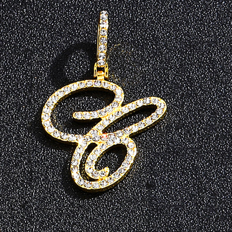 Hip hop accessories grass letter pendant melon seed buckle Cuban chain accessory - V.I.P Digital Presence