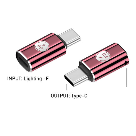 Lighting female to TYPE-C male 27W fast charging adapter suitable for Apple 15 mobile phone charging converter - V.I.P Digital Presence