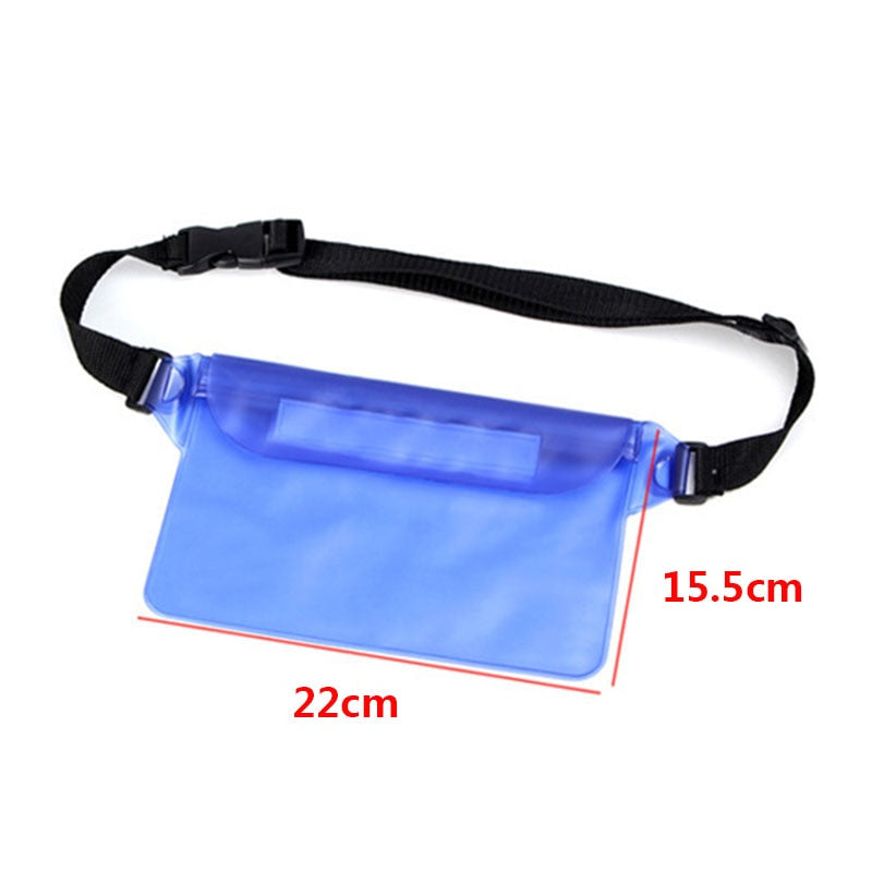 Waterproof Swimming Bag Ski Drift Diving Shoulder Waist Pack Bag Underwater Mobile Phone Bags Case Cover For Beach Boat Sports - V.I.P Digital Presence