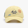 Gorra de béisbol con visera curva para exteriores, versátil, sencilla, con bordado de letras, con borde cruzado y protector solar, color negro para mujer