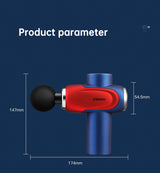 CP-F10 fascia gun muscle massager cervical muscle relaxer electric menstrual gun leg electric - V.I.P Digital Presence