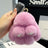 Cute Rex Rabbit Fur Doll Bunny Car Keychain Pendant Mini Bag Plush Dead Ornament Rabbit - V.I.P Digital Presence