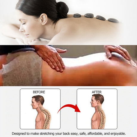 Stretch Equipment Back Massager Stretcher Fitness Lumbar Support Relaxation Mate Spinal Pain Relieve Chiropractor Messager - V.I.P Digital Presence