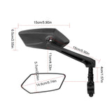 Rearview mirror electric car flat mirror 360 degree adjustable reflector reversing mirror riding accessories - V.I.P Digital Presence