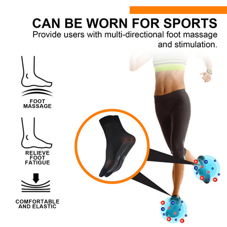 HOUKEA Tourmaline Ionic Body Health Socks, Winter Outdoor Sports Cold And Wind Warm Foot Care Massage Socks - V.I.P Digital Presence
