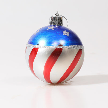American Independence Day decoration props American style painted balls hand-painted Christmas balls Christmas tree decorations - V.I.P Digital Presence