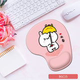 Silicone wrist mouse pad female comfortable computer soft non-slip hand rest pad thick non-slip wrist rest cute game pad - V.I.P Digital Presence
