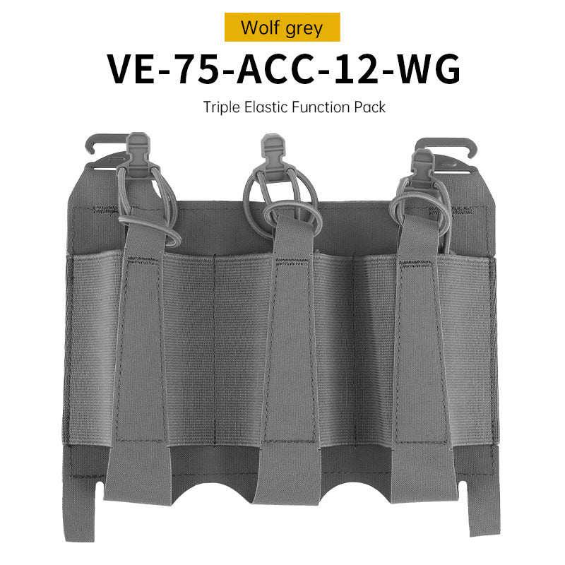 Outdoor 5.56 Triple Magazine Pouches Tactical Pouch Molle Mag Pouch for Hunting Vest - V.I.P Digital Presence