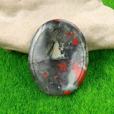Thumb Worry Stones Oval Massage Quartz Healing Crystal Chakra Energy Therapy Meditation Spiritual Natural Gemstone Decor - V.I.P Digital Presence