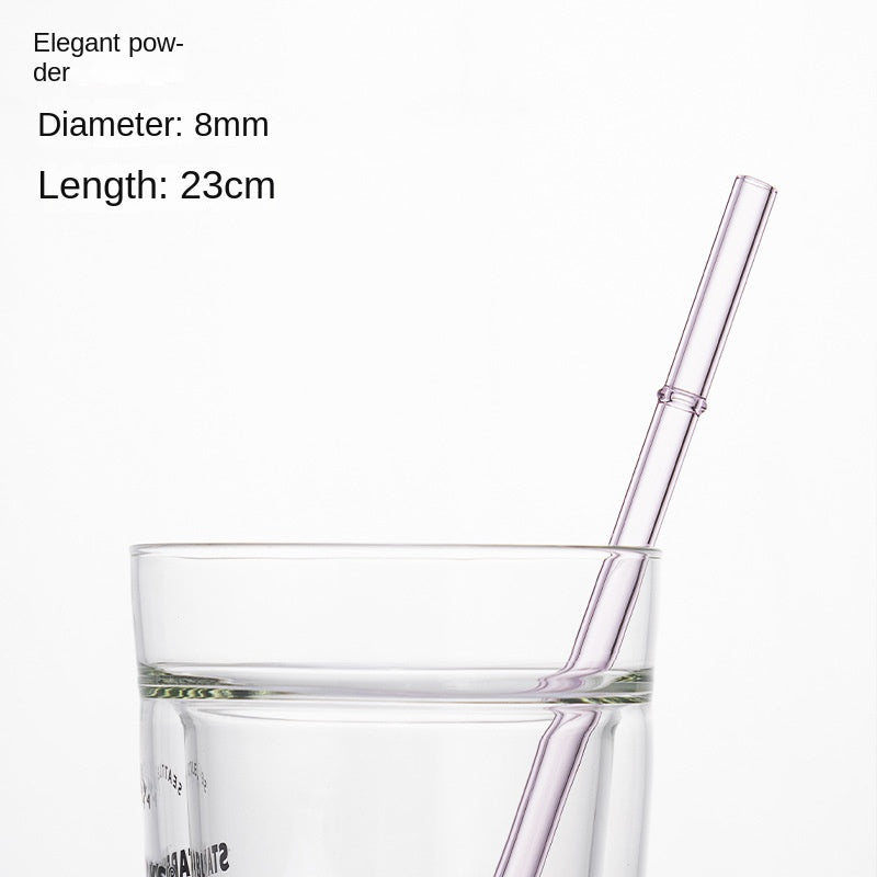 Eco-Friendly High Borosilicate Glass Straw Durable Heat-Resistant Starbucks Kids Straw 27cm Customized - V.I.P Digital Presence