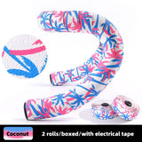 Npy EVA PU Road Bike Handlebar Tape, Anti - Slip & Shock - Absorbing, Sakura Design, with End Plugs - V.I.P Digital Presence