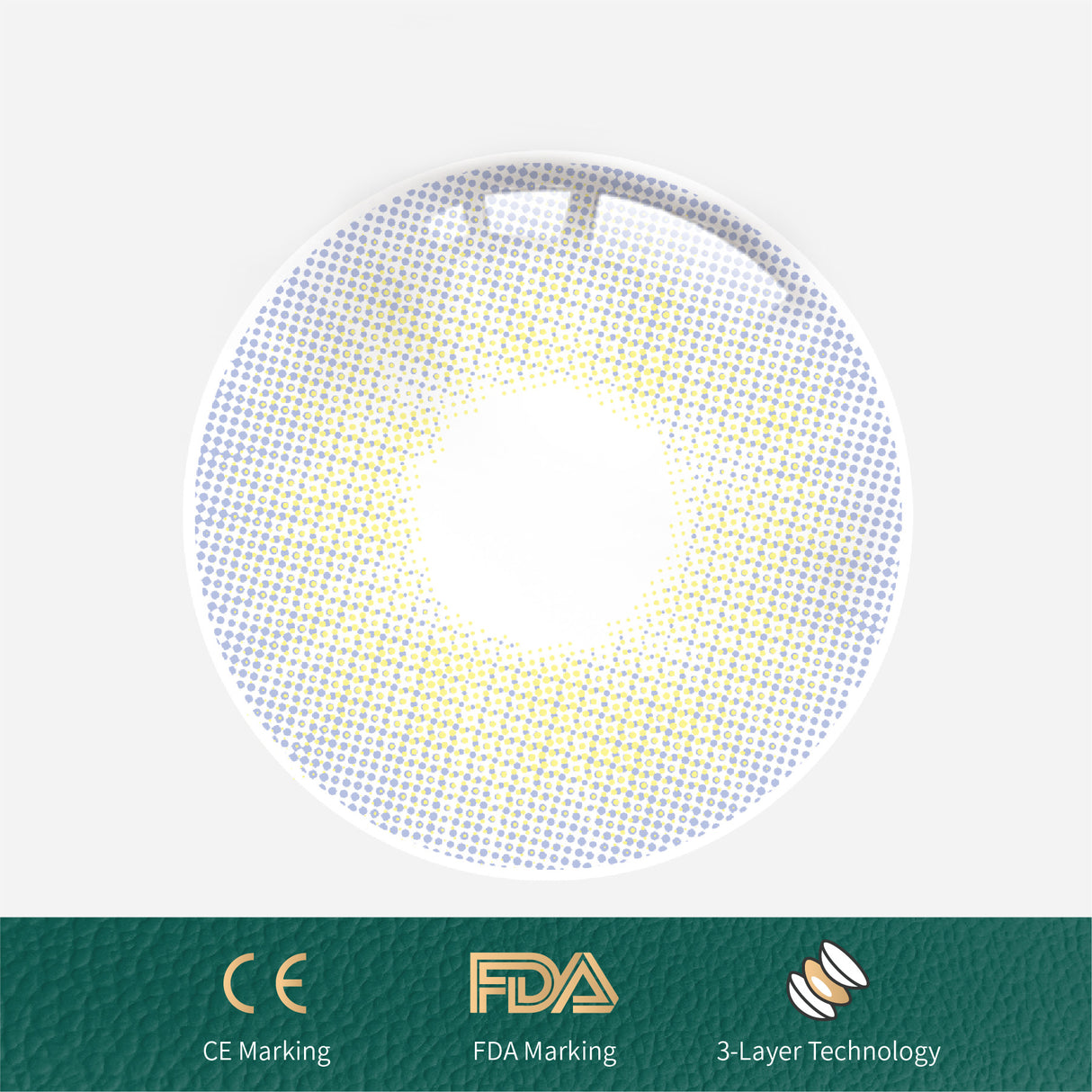 1Pcs FDA Certificate Eyes Beautiful Pupil Colorful Girl Cosplay Contact Lenses Gray - V.I.P Digital Presence