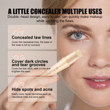 Double Head Concealer, Brightening And Waterproofing Concealer Stick - V.I.P Digital Presence