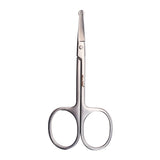 Silver Round Nose Nose Hair Trimmer 9cm Extra Facial Hair Beard Beard Eyebrows Stainless Steel Beauty Scissors - V.I.P Digital Presence
