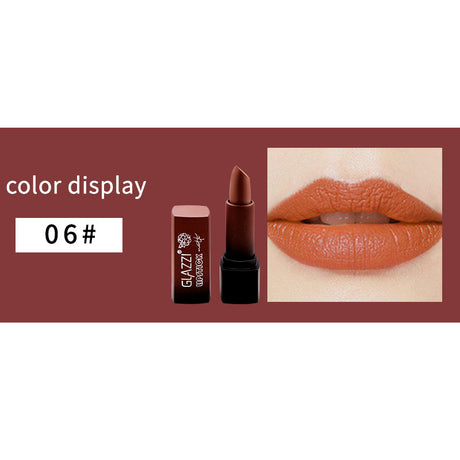 Small Square Tube Matte Matte Not Easy To Fall Off Lipstick Smooth Moisturizing Not Pull Dry Lasting Color Portable Lipstick Makeup - V.I.P Digital Presence