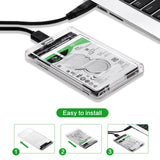 2.5-inch tool free transparent hard drive case 3.0 notebook external portable hard drive case 3.0 SSD - V.I.P Digital Presence