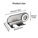 No - drill Magnetic Hair Dryer Wall Mount. Synthetic plastic, for Dyson/Leihen/Kexi. Colors: gray & white - V.I.P Digital Presence