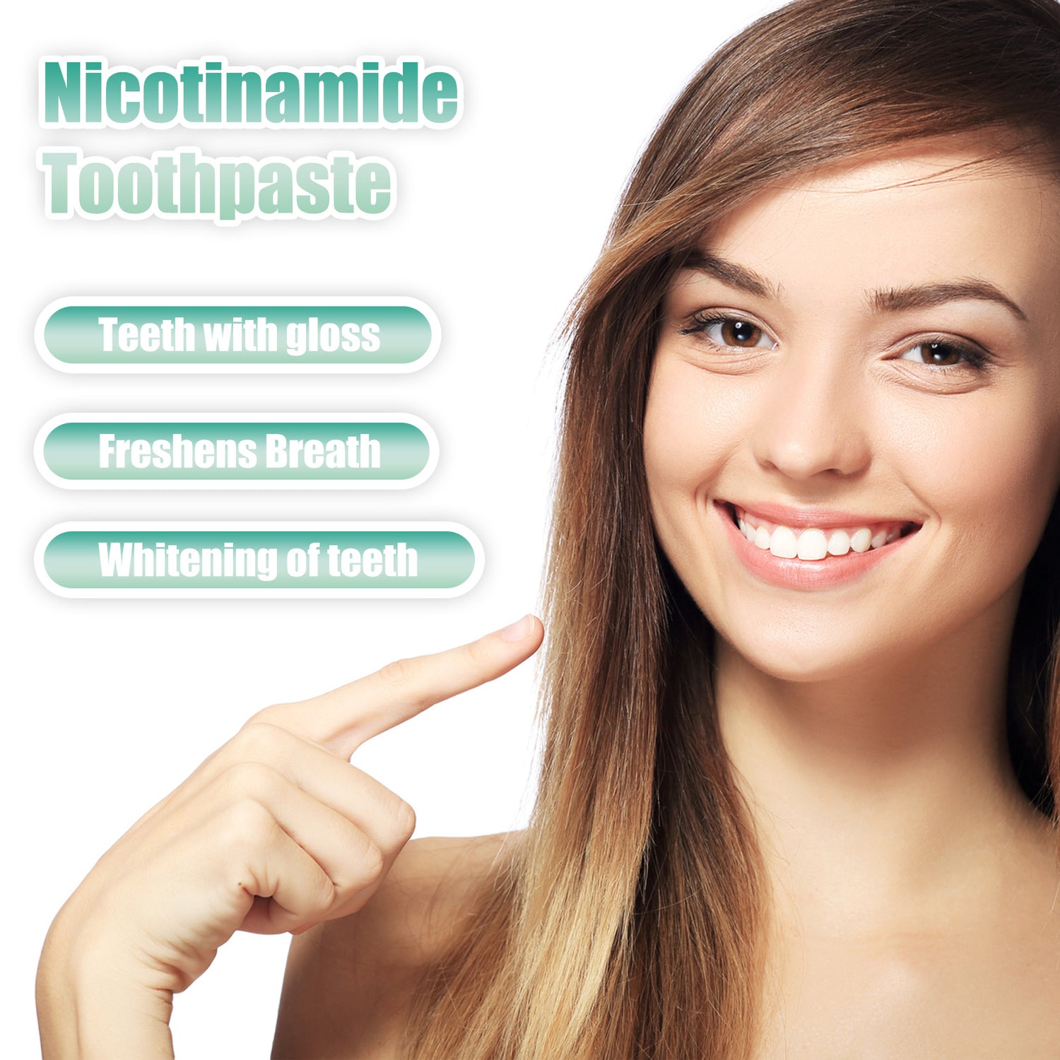 Vip Toothpaste Nicotinamide Toothpaste, Whitening Teeth Clean Tartar Yellow Teeth Fre ...