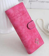 55card women female leather wallet business id credit card holder case passport cover wallets card holder carteira feminina - V.I.P Digital Presence
