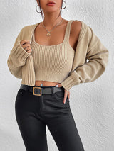 Essential Sweater Cami & Cardigan Set