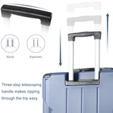 Hardshell Luggage Spinner Suitcase with TSA Lock Lightweight 20'' (Single Luggage) Blue + ABS + 20 Inch Carry On