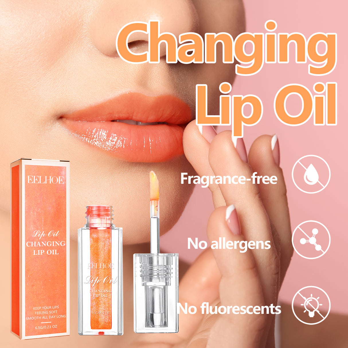 Changing Lip Oil, Mildly Removes The Lips Cutin Plentiful Full Fine Light Zerun Lip Oil - V.I.P Digital Presence