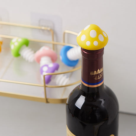 Silicone red wine cork, mushroom champagne cork - V.I.P Digital Presence