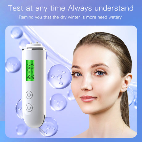 USB skin moisture tester, skin oil digital detection analyzer, including mask fluorescent detection pen - V.I.P Digital Presence