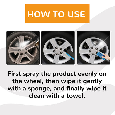 Non-Acid Wheel Cleaner, Wheel Hub Renovation Cleaning And Polishing Maintenance Multi-Functional Cleaning Agent - V.I.P Digital Presence