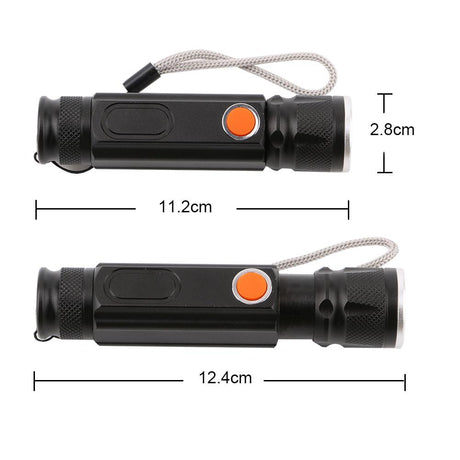 Magnet Camping Lamp Mini USB LED Flashlight XML T6 Torch Rechargeable COB Lantern Waterproof Zoom 18650 Battery - V.I.P Digital Presence