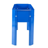 Elevated garden bed metal elevated outdoor flowerpot box suitable for backyard and terrace large flowerpot flower(Blue*2） - V.I.P Digital Presence