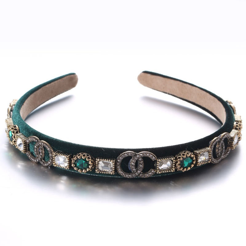 Fine edged glass drill sponge hair hoop - V.I.P Digital Presence