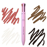 4 In 1 Eyebrow Pencil Waterproof Drawing Eye Brow Makeup Pen Long-Wear Eyeliner Eyebrow Highlighter Stick Makeup Cosmetic Tool - V.I.P Digital Presence