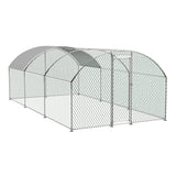Large dome shaped walk-in fence cage metal chicken coop with waterproof and UV resistant cover, pipe diameter 1 inch - V.I.P Digital Presence