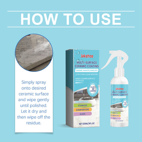 Home Ceramic Coating Spray Interior Tile Cleaning And Polishing Remove Wax Dirt Refurbishing Spray - V.I.P Digital Presence