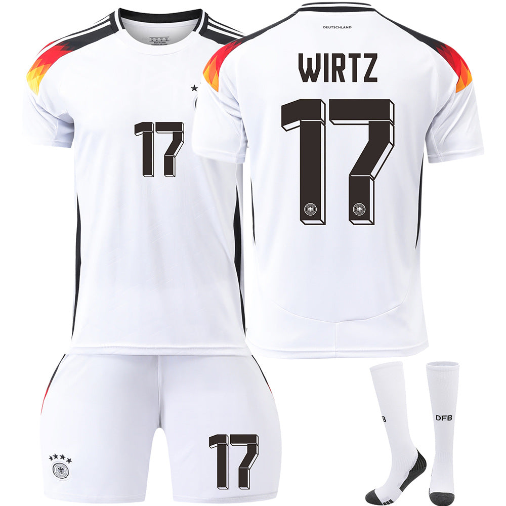 Germany home No. 13 Muller European Cup jersey 7 Havertz 8 Kroos football uniform men's suit - V.I.P Digital Presence