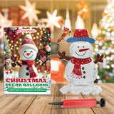 Christmas Balloons Balloon Standing Santa Claus Reindeer Christmas Tree Event Atmosphere Arrangement - V.I.P Digital Presence