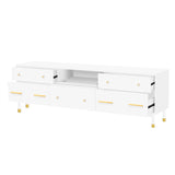 U-Can TV Stand for 75+ Inch TV Entertainment Center TV Media Console Table Modern TV Stand - V.I.P Digital Presence