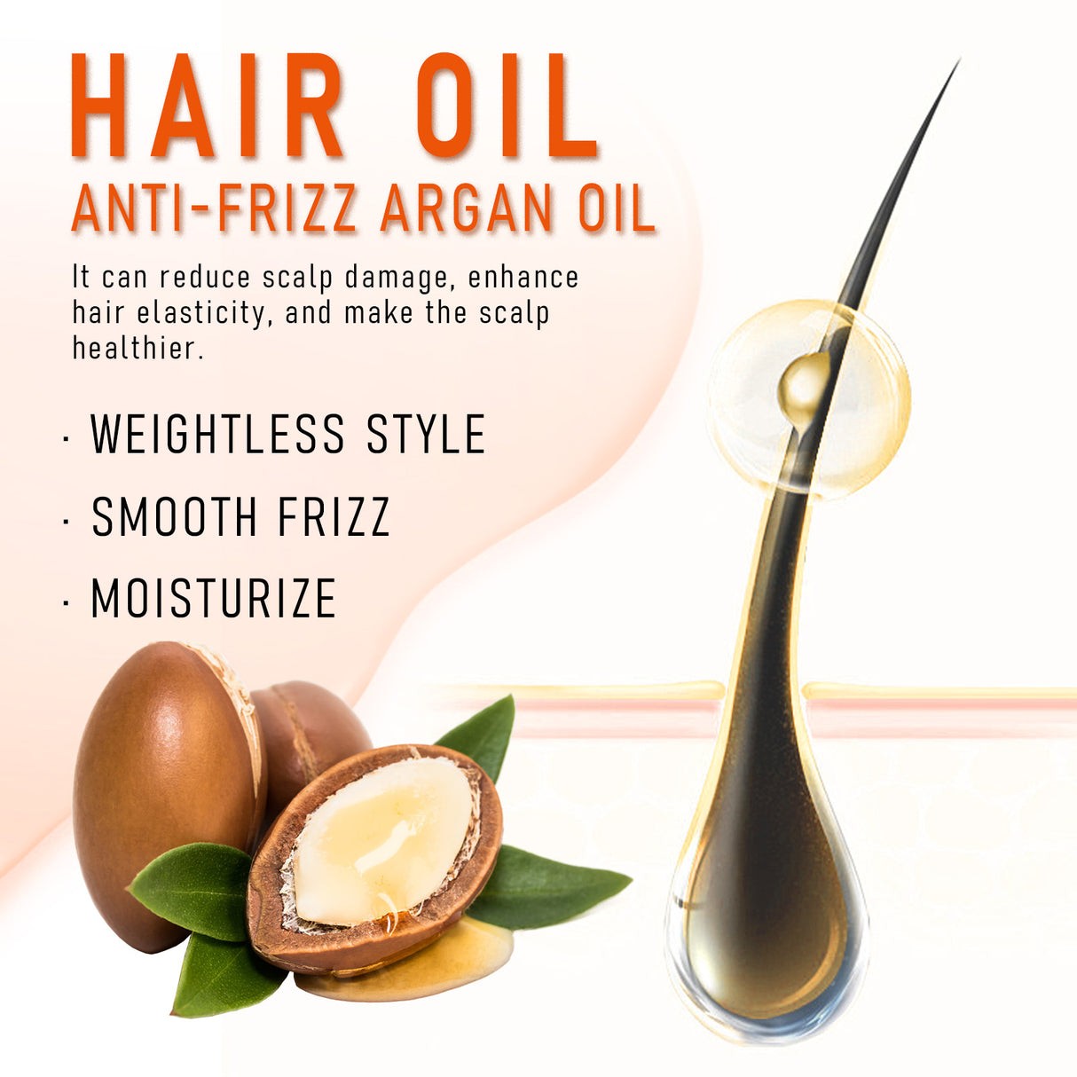 Hair Oil, Moisturize And Smooth Hair Care Repair Split End Dry Hair - V.I.P Digital Presence