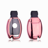 Hight quality PC+TPU key case cover Key case protective shell holder for Mercedes benz A B R G Class GLK GLA w204 W251 W463 W176 - V.I.P Digital Presence